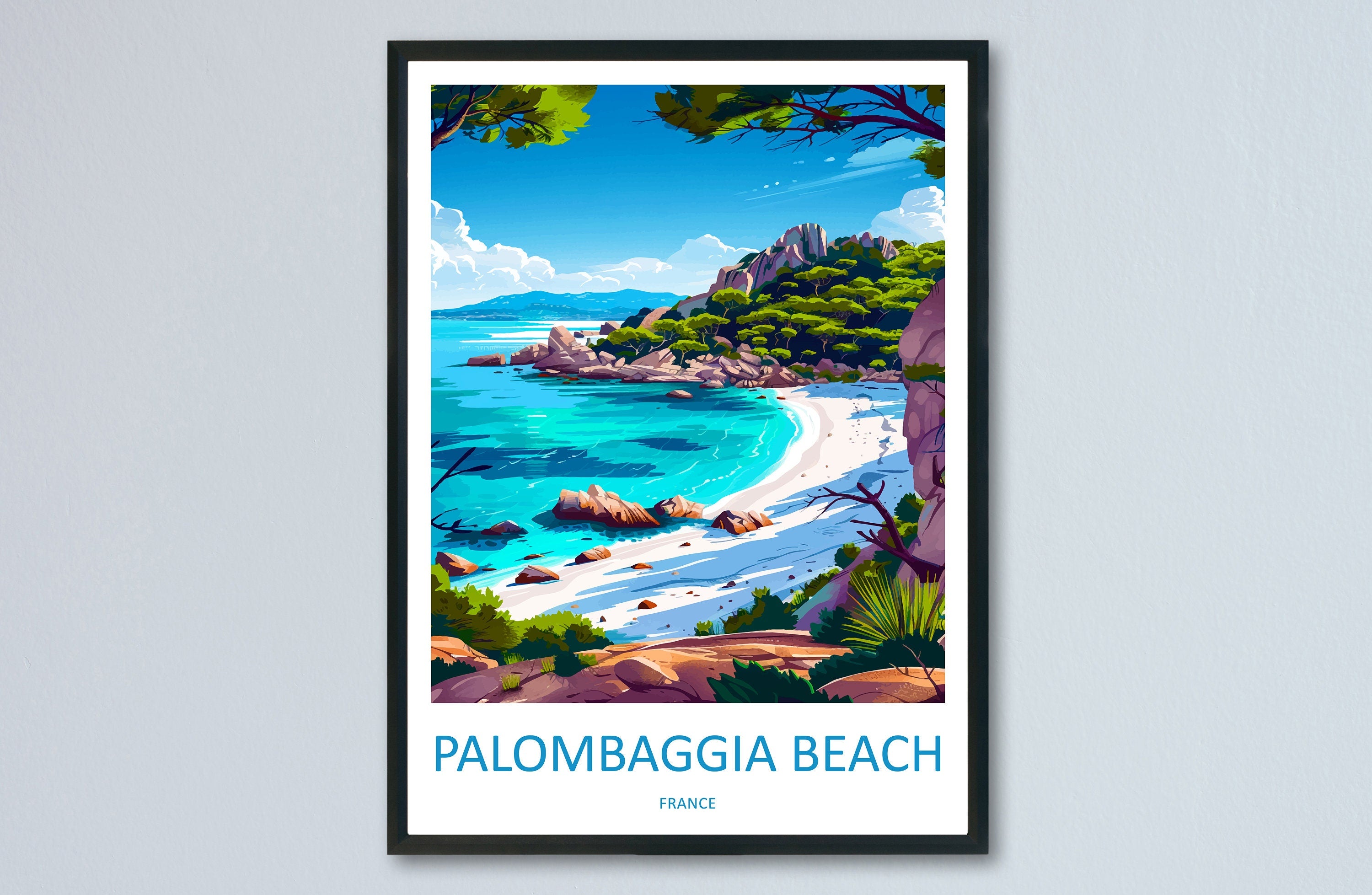 Palombaggia Travel Print