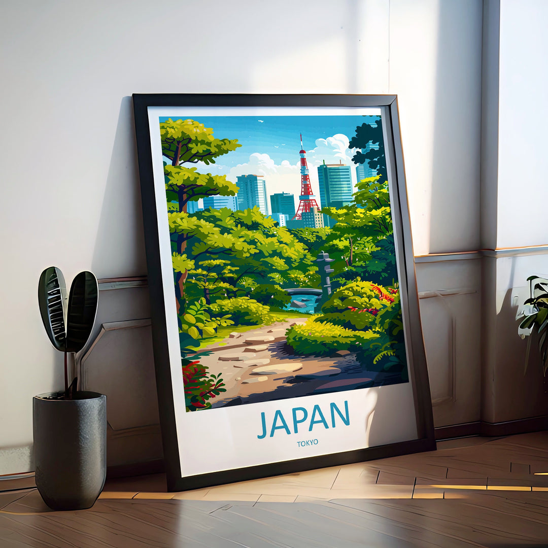 Japan Travel Print Wall Art Japan Wall Hanging Home Décor Japan Gift Art Lovers Tokyo Art Lover Gift Tokyo Travel Gift