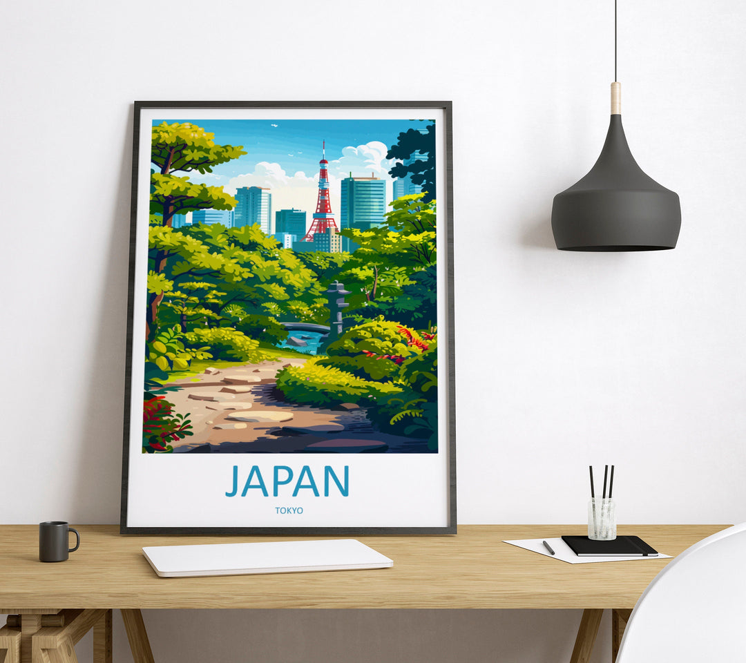Japan Travel Print Wall Art Japan Wall Hanging Home Décor Japan Gift Art Lovers Tokyo Art Lover Gift Tokyo Travel Gift