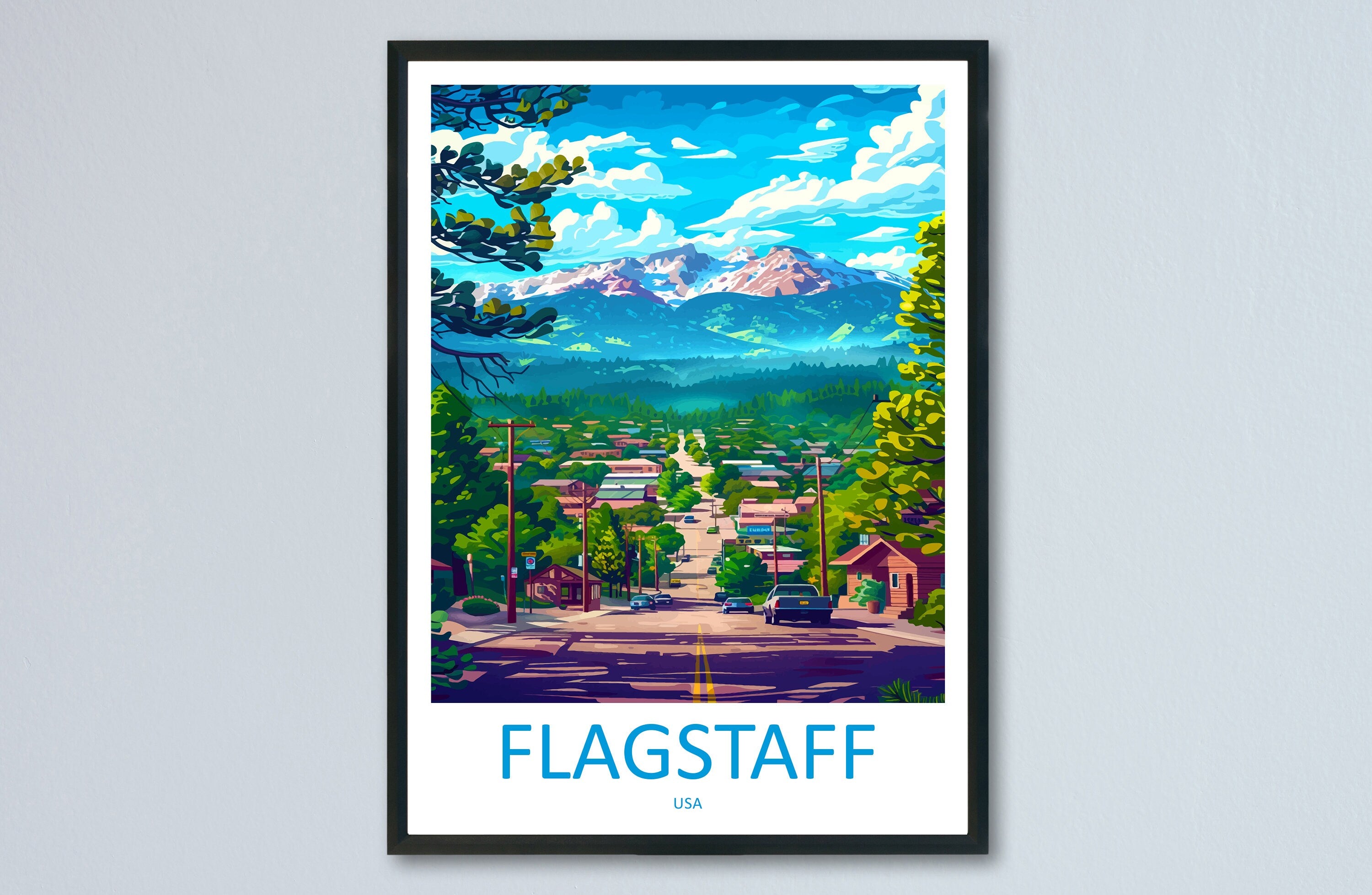 Flagstaff Travel Print