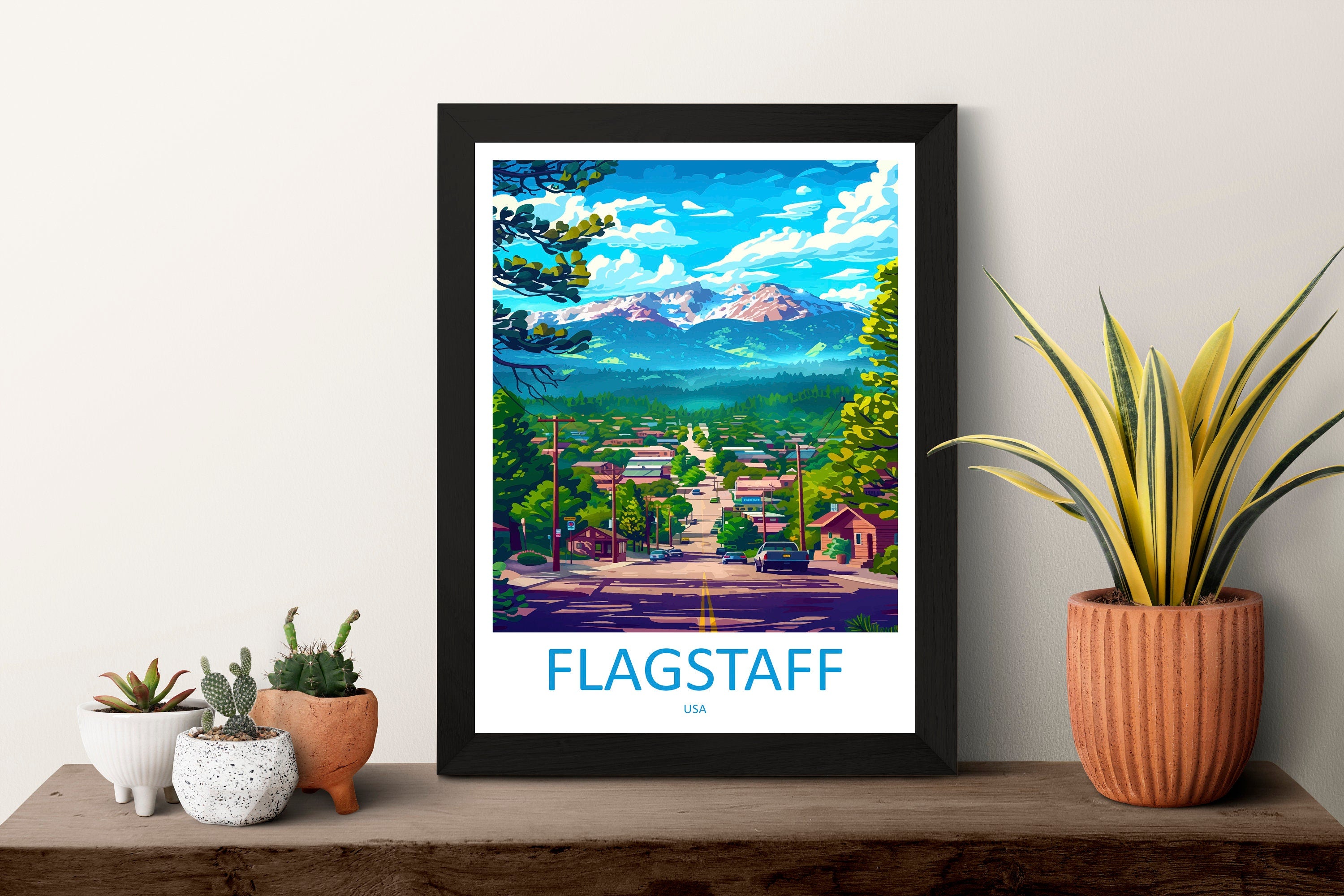 Flagstaff Travel Print