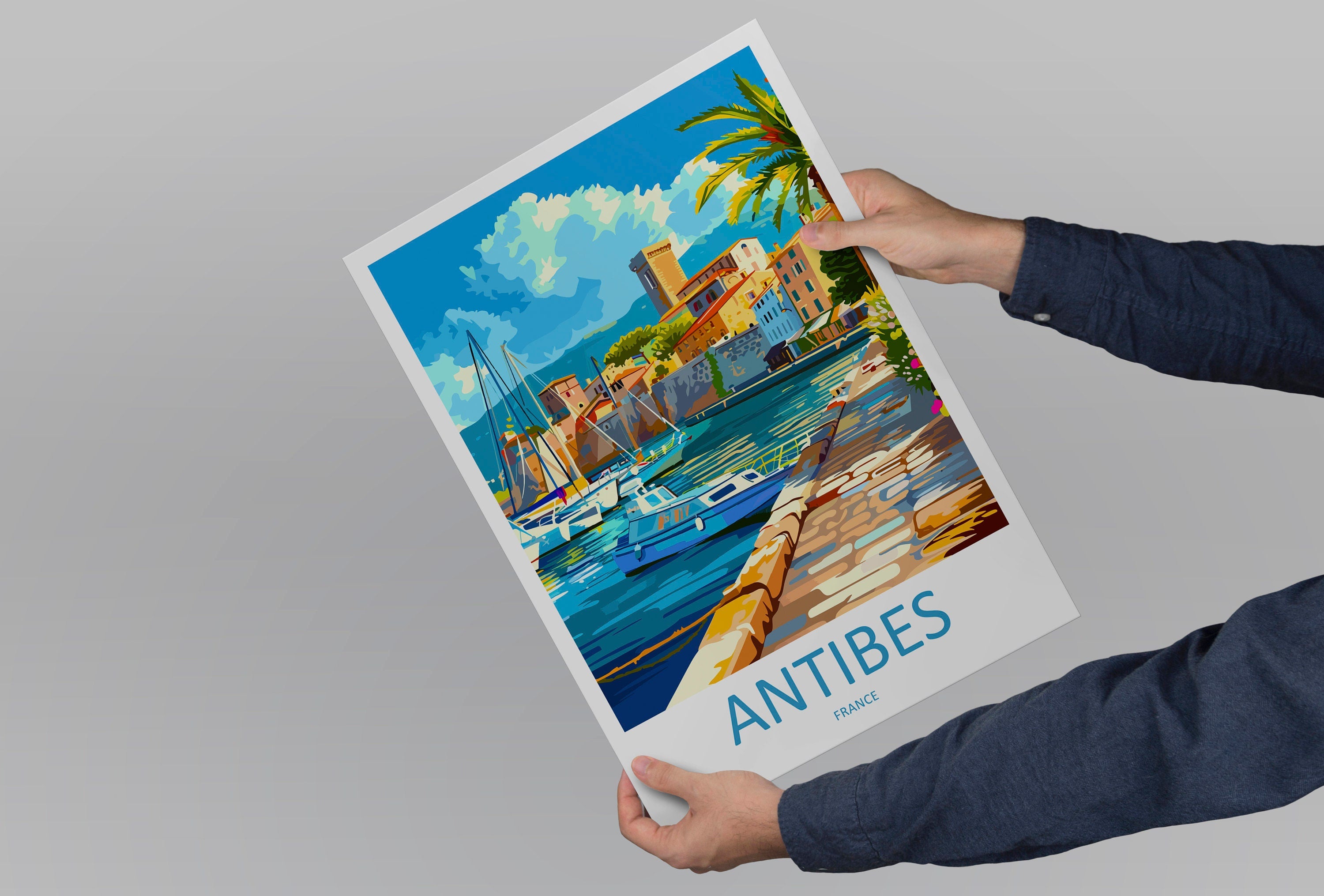 Antibes Travel Print