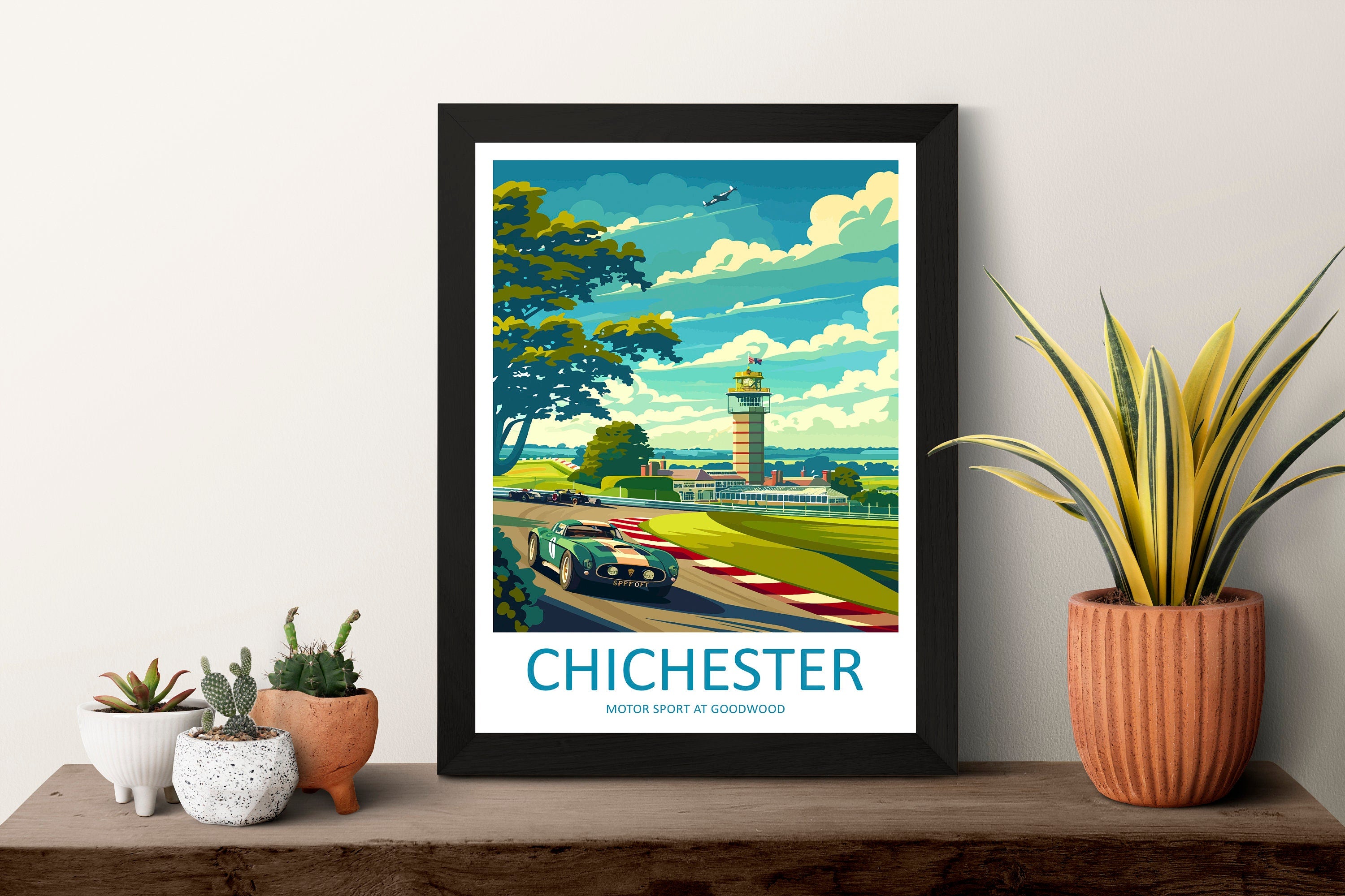 Chichester Motorsport At Goodwood Travel Print