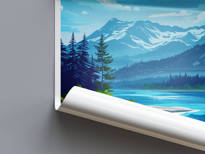 Olympic National Park Travel Print Wall Art Olympic National Park Wall Hanging Home Décor Olympic National Park Art Gift Poster