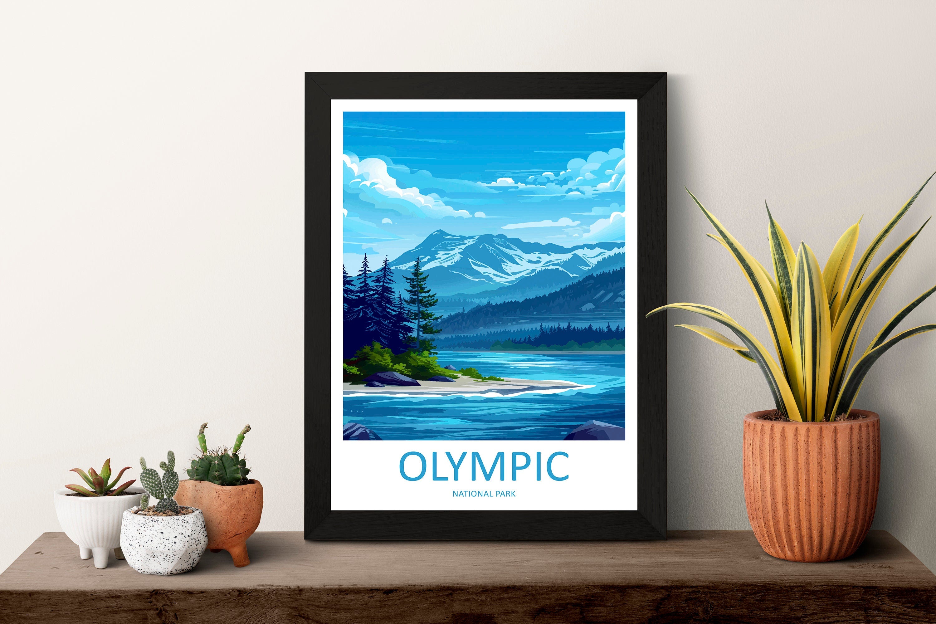 Olympic National Park Travel Print