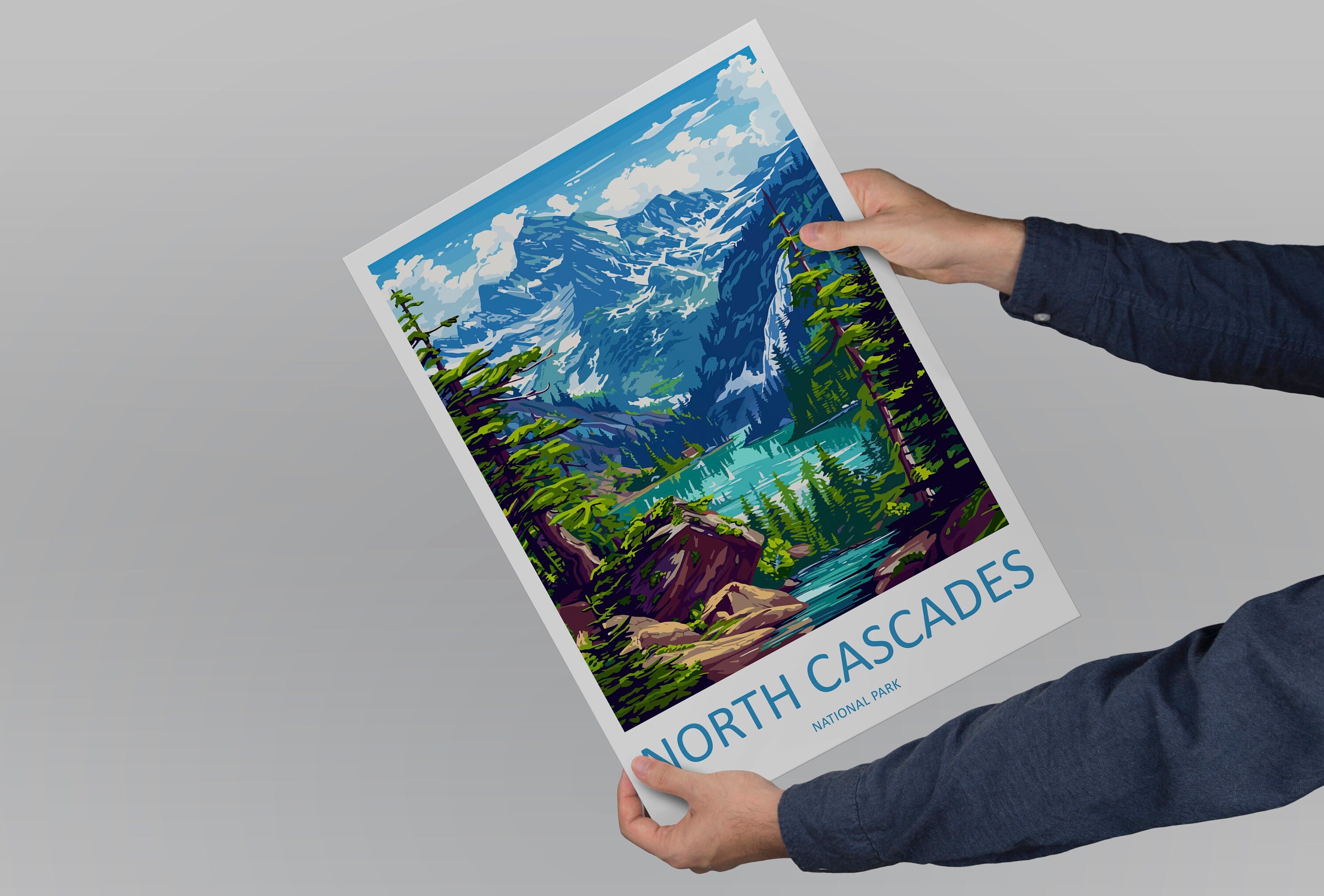 North Cascades National Park Travel Print