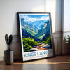 Kings Canyon National Park Travel Print