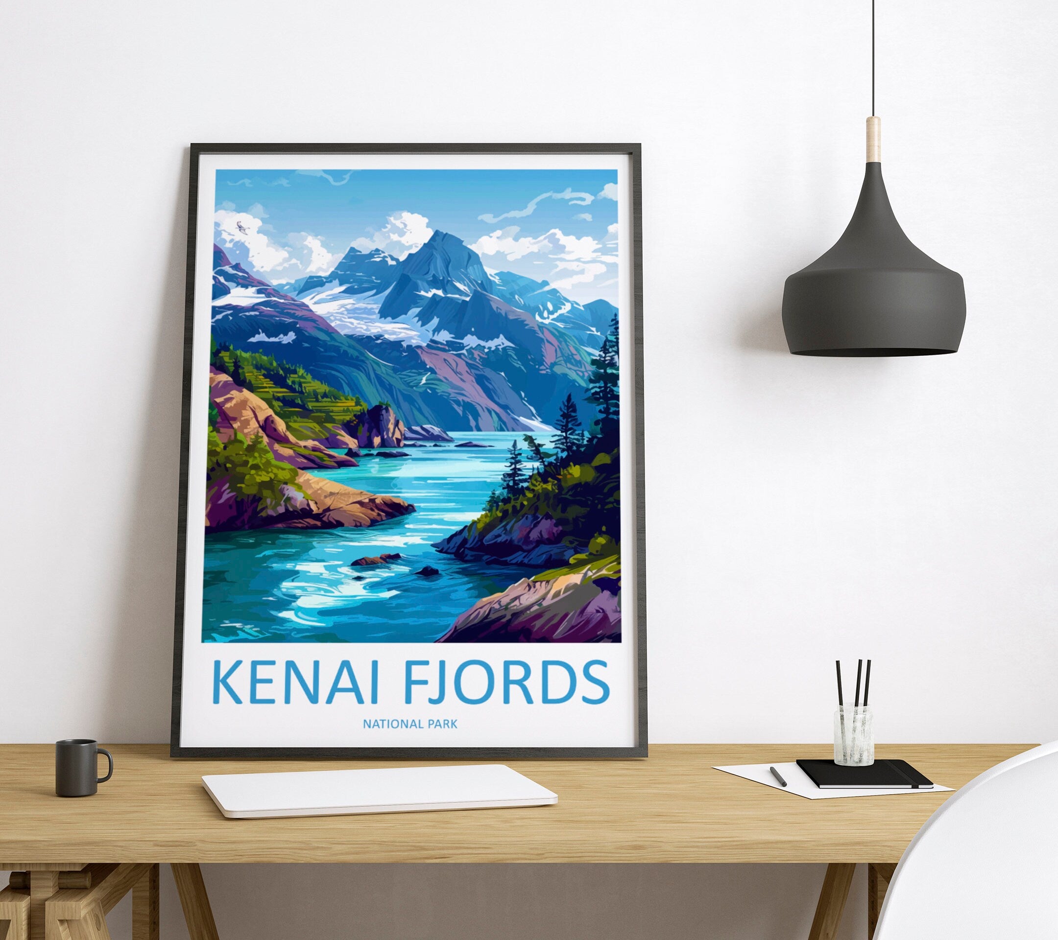 Kenai Fjords National Park Travel Print