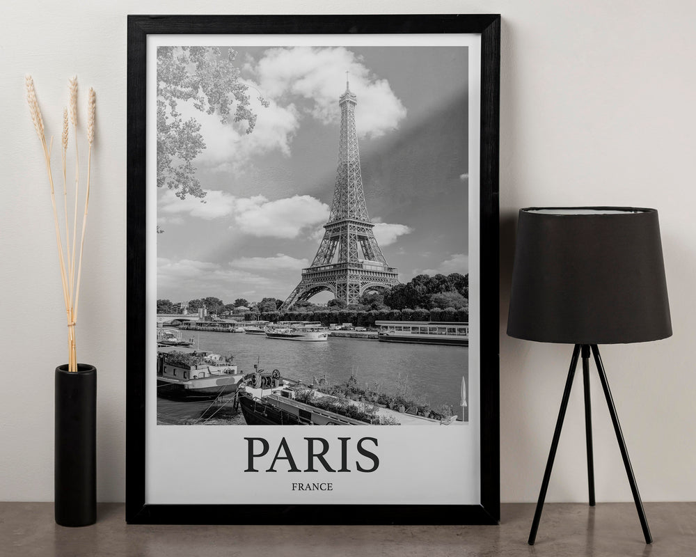 Paris Photo Print of Eiffel Tower Travel Photo Hanging Decor Photo Travel Art Gift For Travel Artwork Wall Art Framed Photo Travel Print