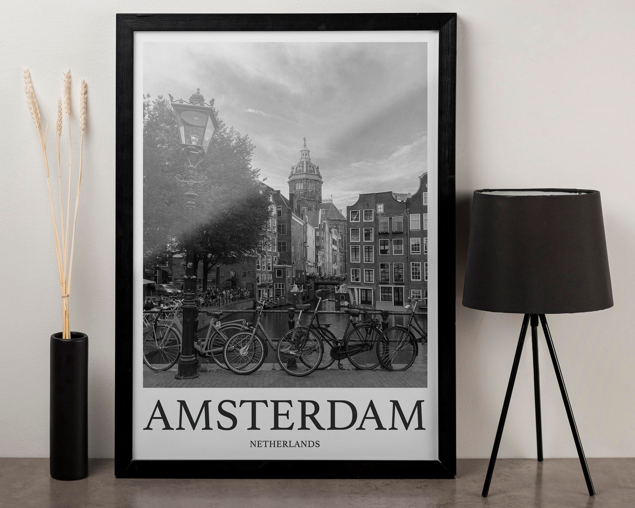 Amsterdam Photo Print of Amsterdam Travel Photo Netherlands Art Decor Photo Travel Art Gift For Travel Artwork