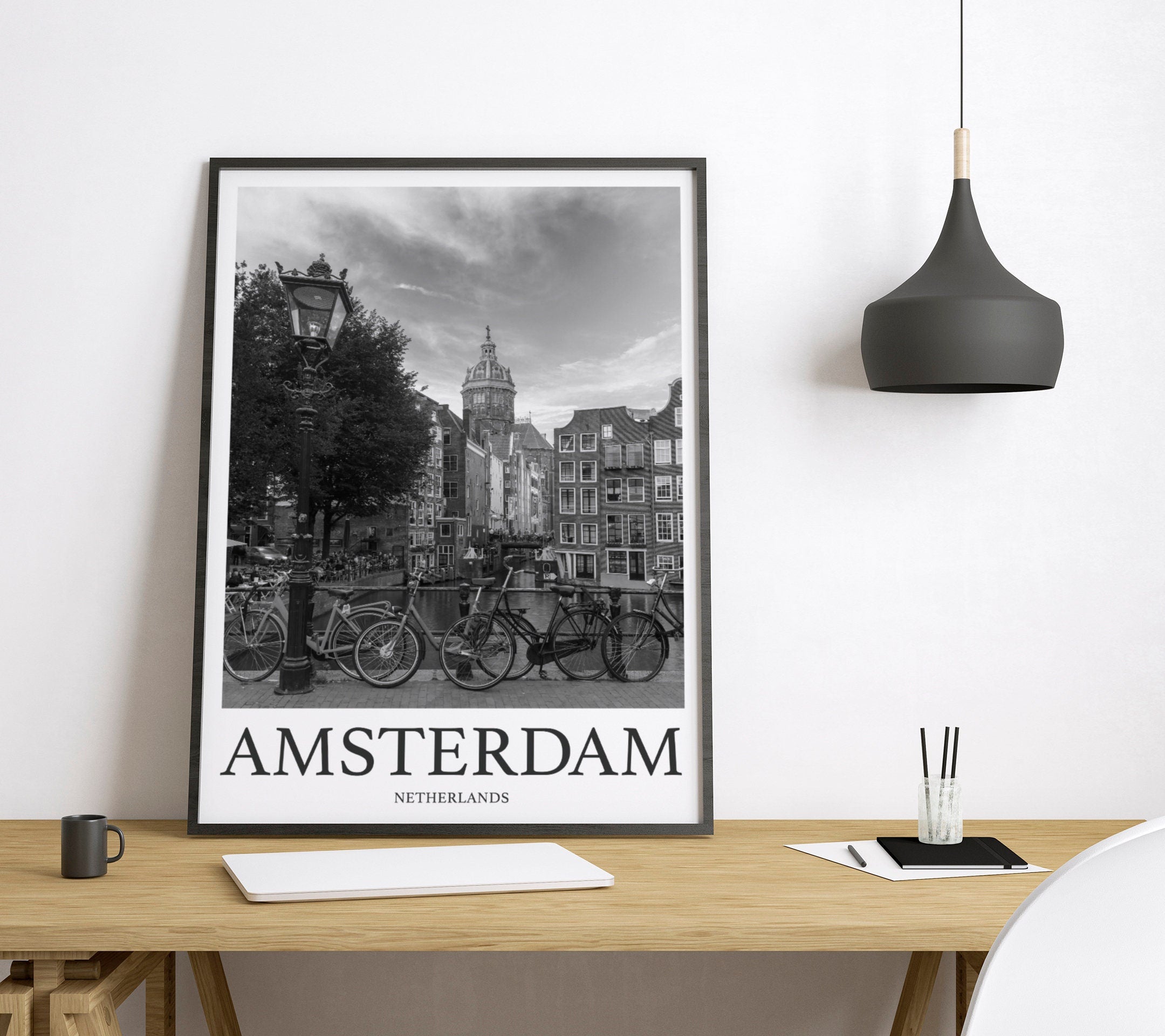 Amsterdam Photo Print of Amsterdam Travel Photo Netherlands Art Decor Photo Travel Art Gift For Travel Artwork