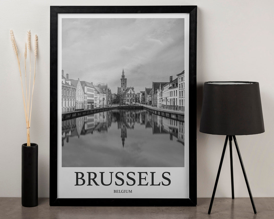 Brussels Photo Print of Brussels Travel Photo Belgium Art Decor Photo Travel Art Gift For Travel Artwork Wall Art Framed Photo Travel Print