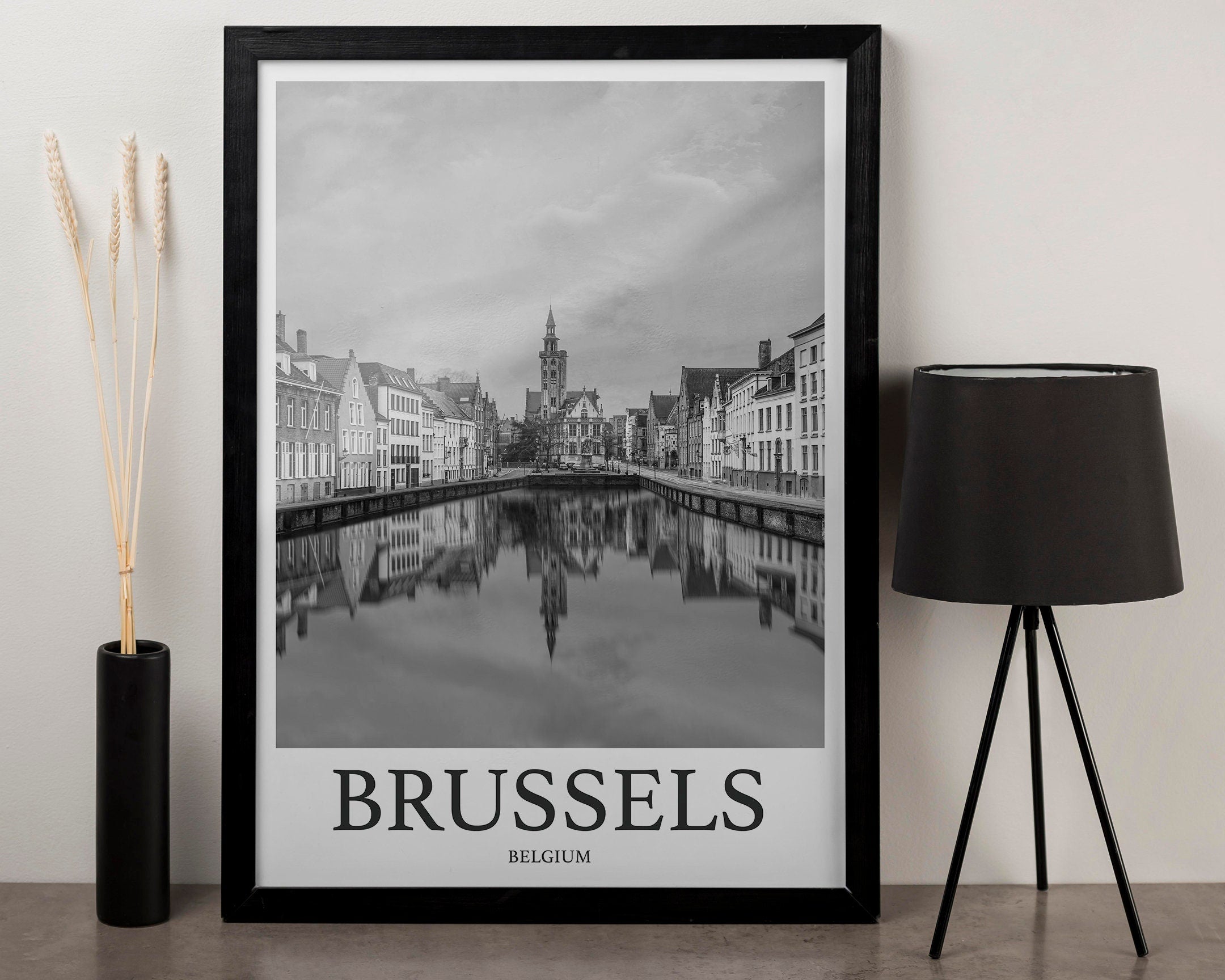 Brussels Photo Print of Brussels Travel Photo Belgium Art Decor Photo Travel Art Gift For Travel Artwork