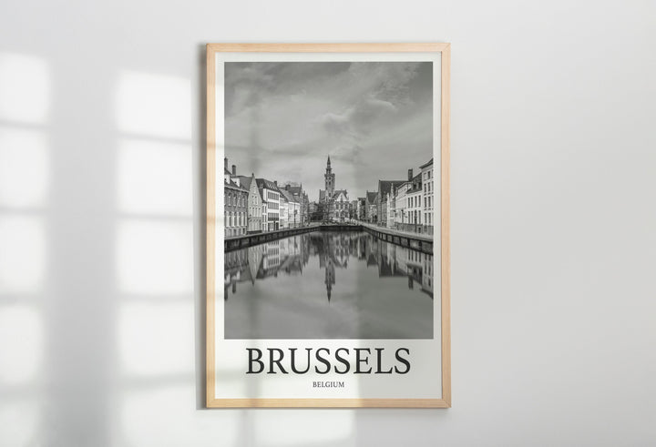 Brussels Photo Print of Brussels Travel Photo Belgium Art Decor Photo Travel Art Gift For Travel Artwork Wall Art Framed Photo Travel Print