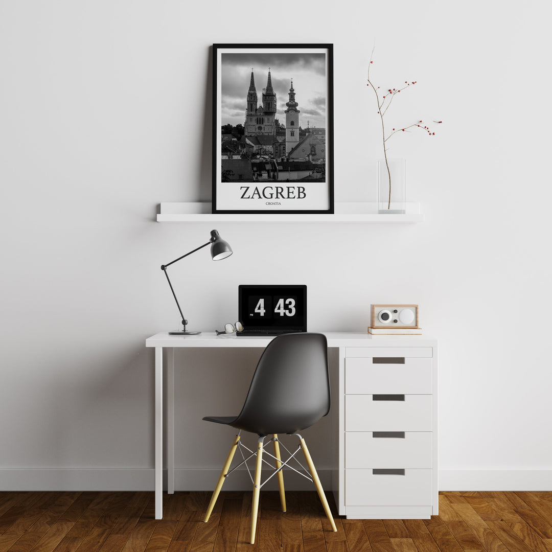 Zagreb Photo Print of Zagreb Travel Photo Croatia Art Decor Photo Travel Art Gift For Travel Artwork Wall Art Framed Photo Travel Print