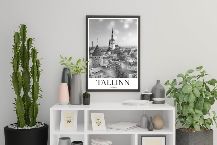 Tallinn Photo Print of Tallinn Travel Photo Estonia Art Decor Photo Travel Art Gift For Travel Artwork Wall Art Framed Photo Print