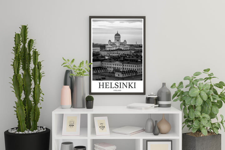 Helsinki Photo Print of Helsinki Travel Photo Finland Art Decor Photo Travel Art Gift For Travel Artwork Wall Art Framed Photo Print