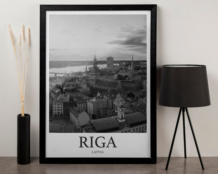 Riga Photo Print of Riga latvia Travel Photo Hanging Decor Photo Travel Art Gift For Travel Artwork Wall Art Framed Photo Travel Print