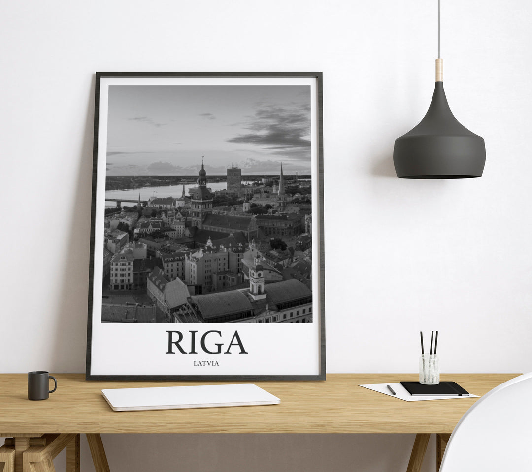 Riga Photo Print of Riga latvia Travel Photo Hanging Decor Photo Travel Art Gift For Travel Artwork Wall Art Framed Photo Travel Print