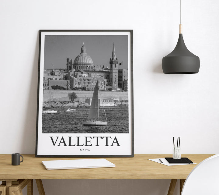 Valletta Photo Print of Valletta Malta Travel Photo Hanging Decor Photo Travel Art Gift For Travel Artwork Wall Art Framed Photo Travel