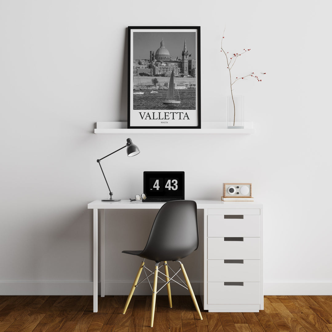 Valletta Photo Print of Valletta Malta Travel Photo Hanging Decor Photo Travel Art Gift For Travel Artwork Wall Art Framed Photo Travel