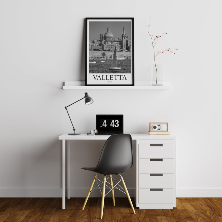 Valletta Photo Print of Valletta Malta Travel Photo Hanging Decor Photo Travel Art Gift For Travel Artwork Wall Art Framed Photo Travel