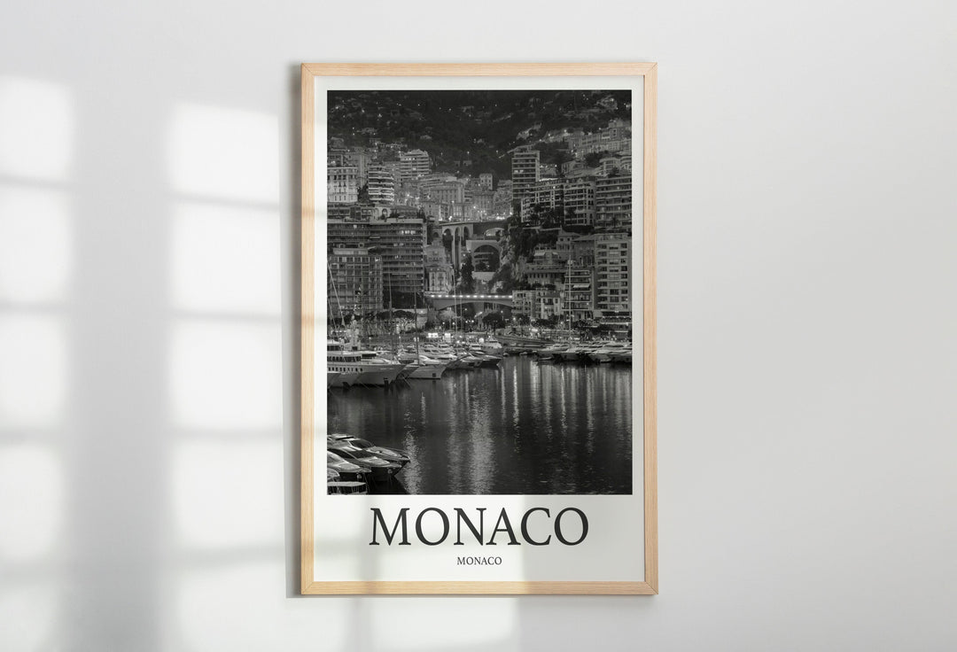 Monaco Photo Print of Monaco Travel Photo Hanging Decor Photo Travel Art Gift For Travel Artwork Wall Art Framed Photo Travel