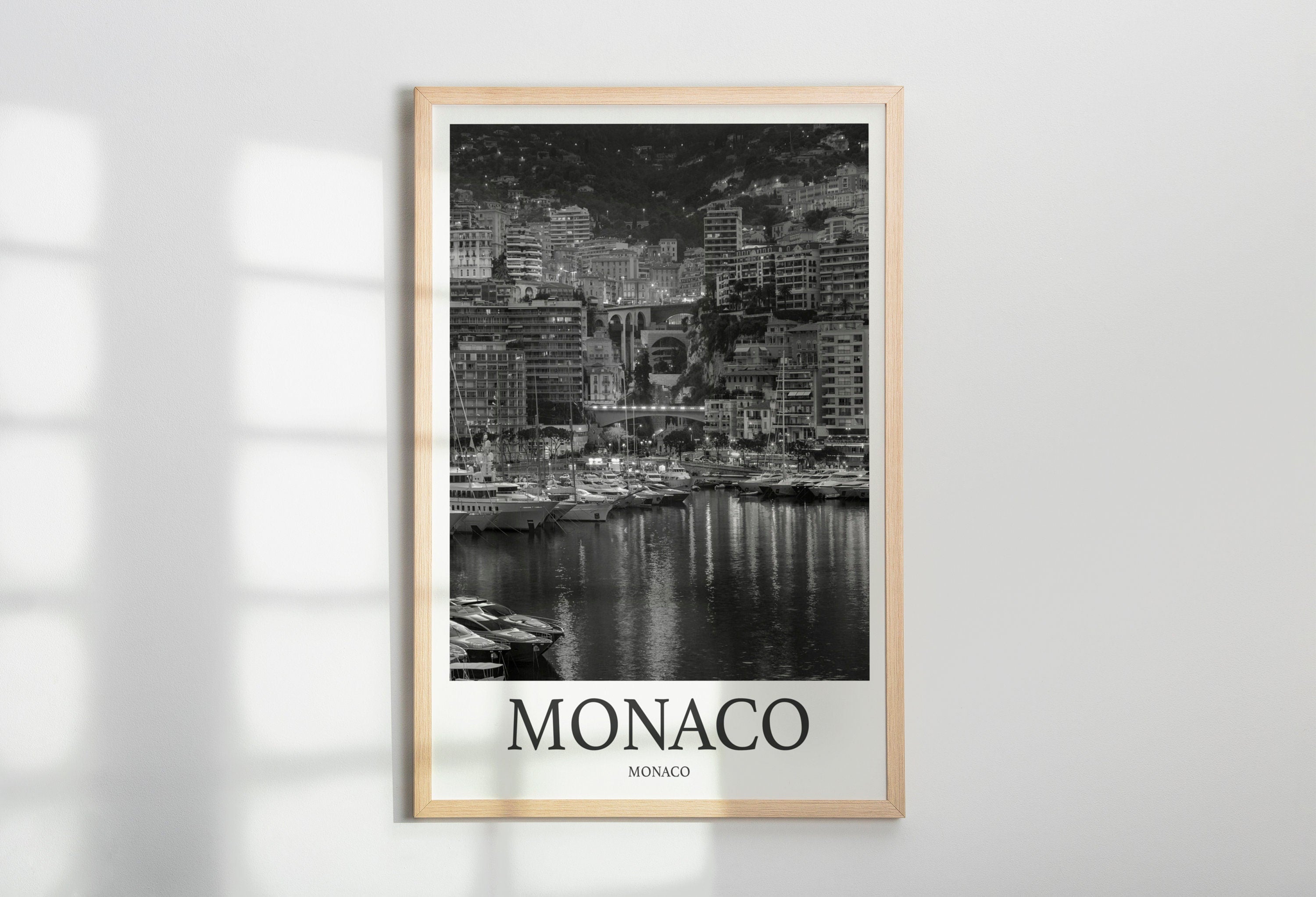 Monaco Photo Print of Monaco Travel Photo Hanging Decor Photo Travel Art Gift For Travel Artwork