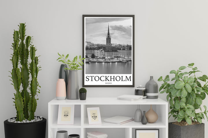 Stockholm Photo Print of Stockholm Sweden Travel Photo Hanging Decor Photo Travel Art Gift For Travel Artwork Wall Art Framed Photo Travel
