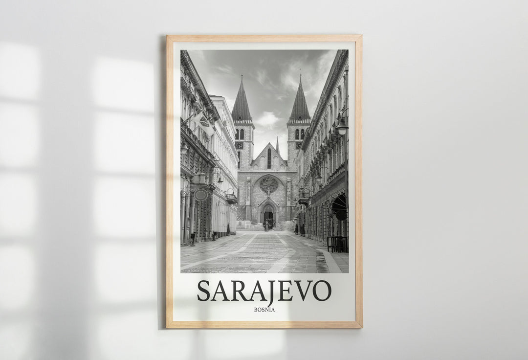 Sarajevo Photo Print of Sarajevo Bosnia Travel Photo Hanging Decor Photo Travel Art Gift For Travel Artwork Wall Art Framed Photo Travel