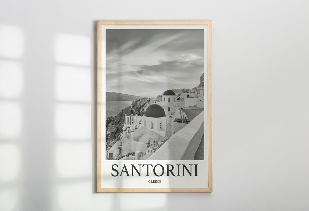 Santorini Photo Print of Santorini Greece Travel Photo Hanging Decor Photo Travel Art Gift For Travel Artwork Wall Art Framed Photo Travel