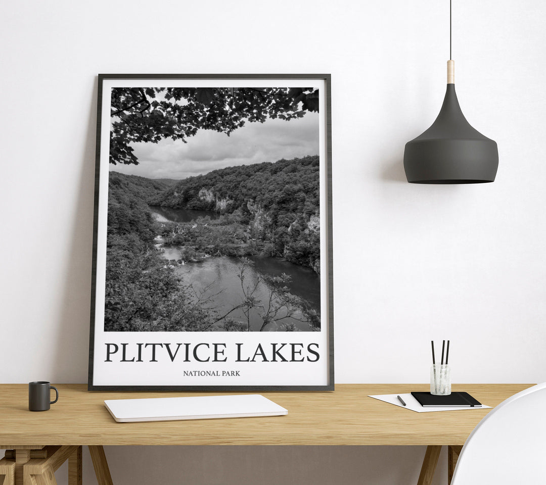 Plitvice Lakes Photo Print of Plitvice Lakes Croatia Travel Photo Hanging Decor Photo Travel Art Gift For Travel Artwork Wall Art Framed
