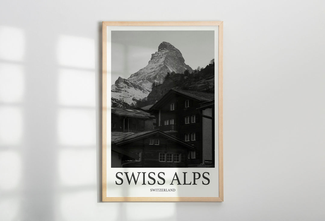 Swiss Alps Photo Print of Swiss Alps Switzerland Travel Photo Hanging Decor Photo Travel Art Gift For Travel Artwork Wall Art Framed