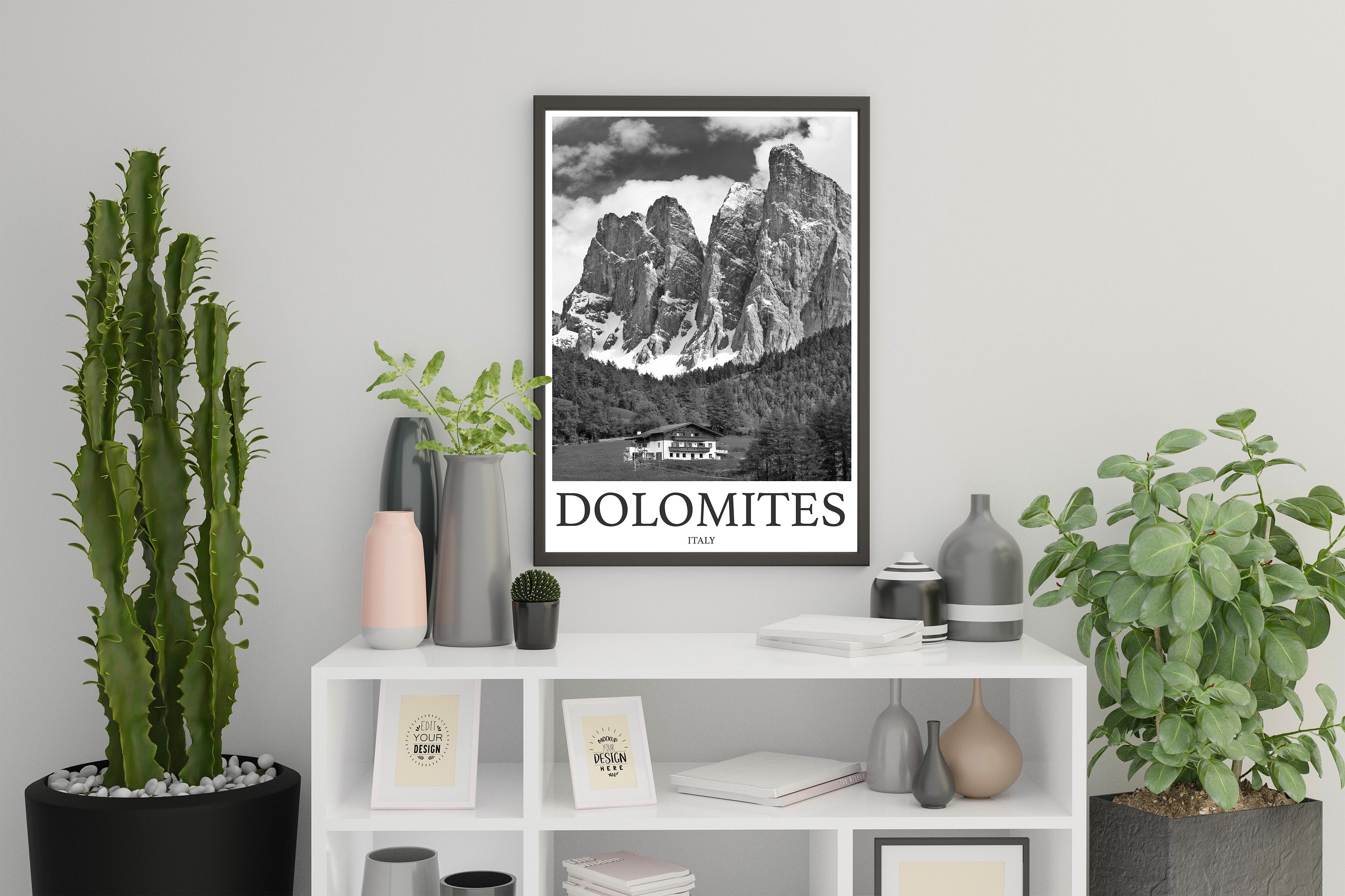 Dolomites Photo Print of Dolomites Italy Travel Photo Hanging Decor Photo Travel Art Gift For Travel Artwork Wall Art Framed