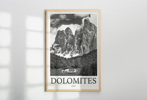 Dolomites Photo Print of Dolomites Italy Travel Photo Hanging Decor Photo Travel Art Gift For Travel Artwork Wall Art Framed