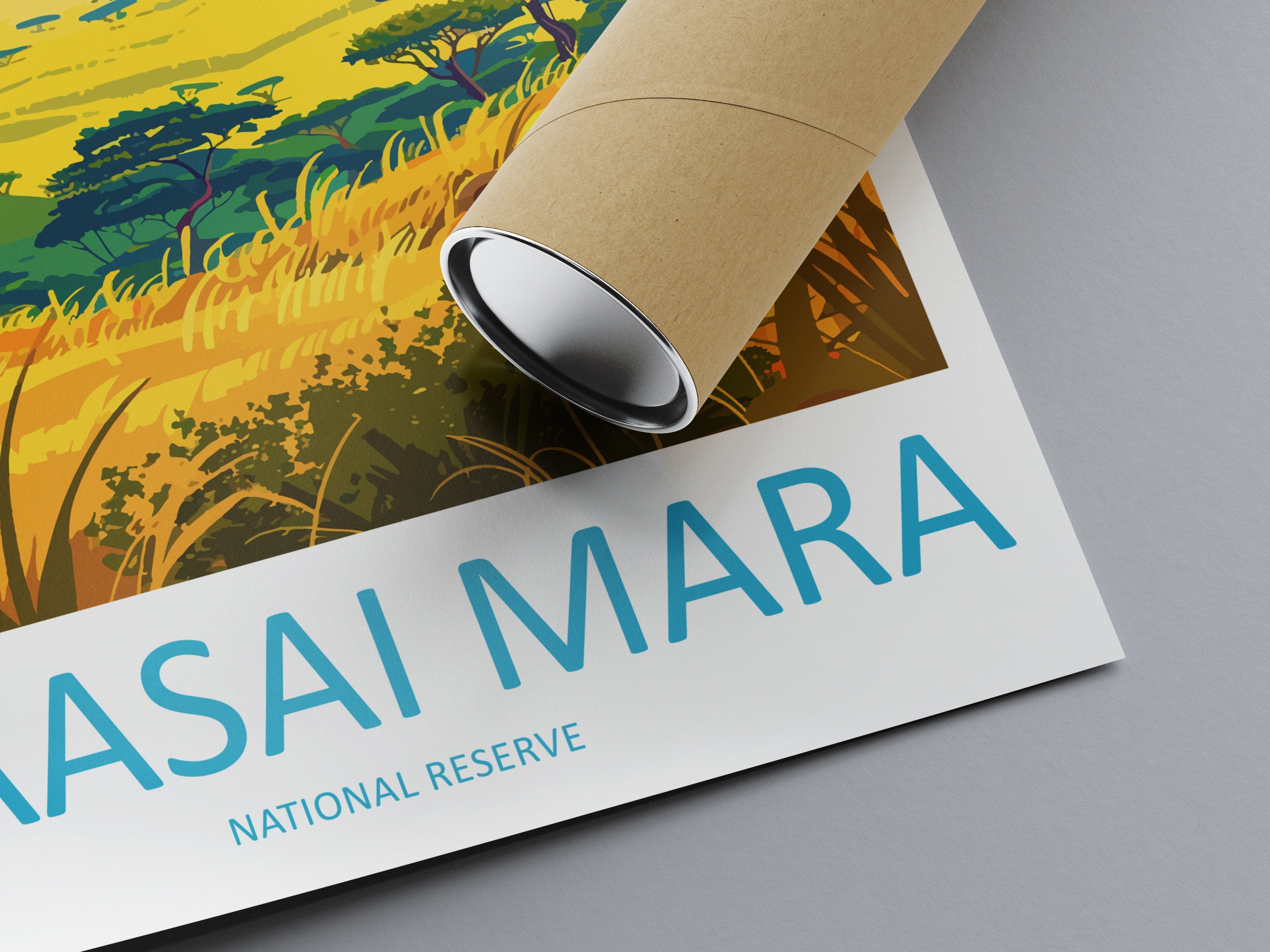 Masai Mara Travel Print