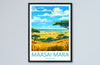 Masai Mara Travel Print