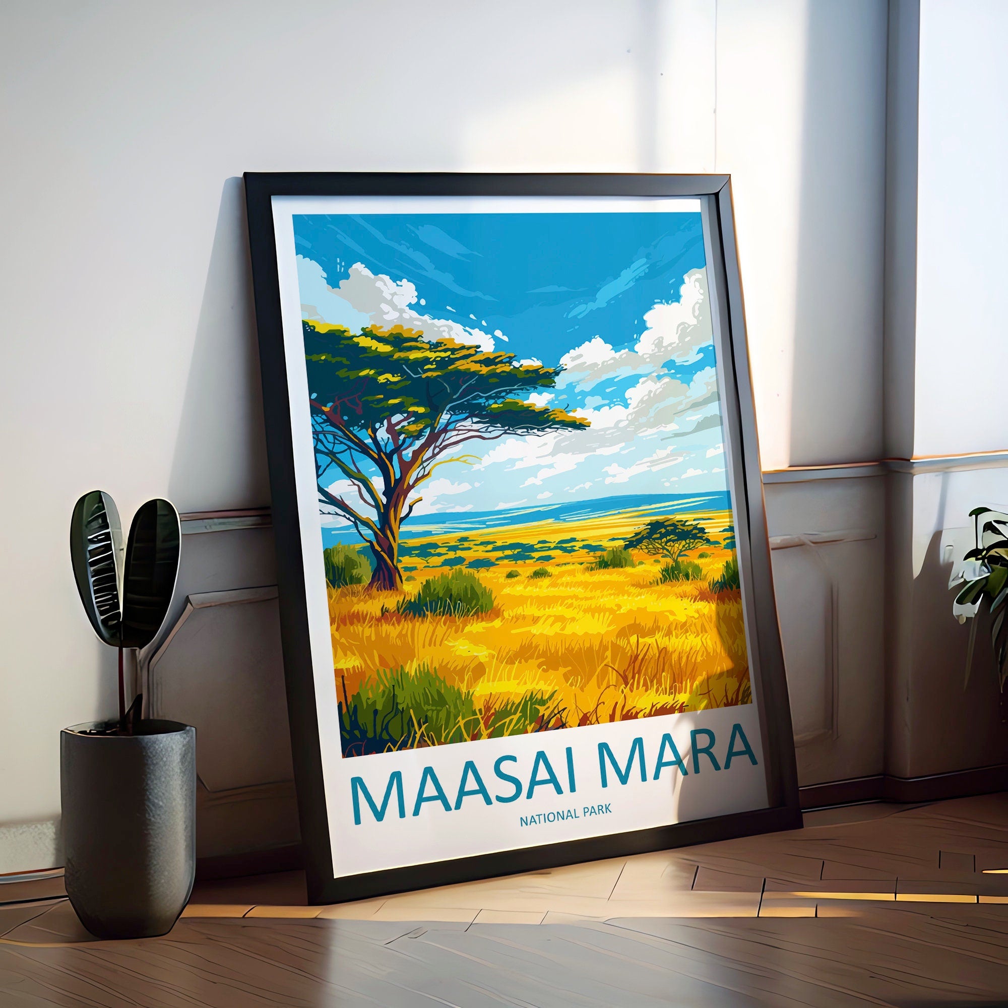 Masai Mara Travel Print