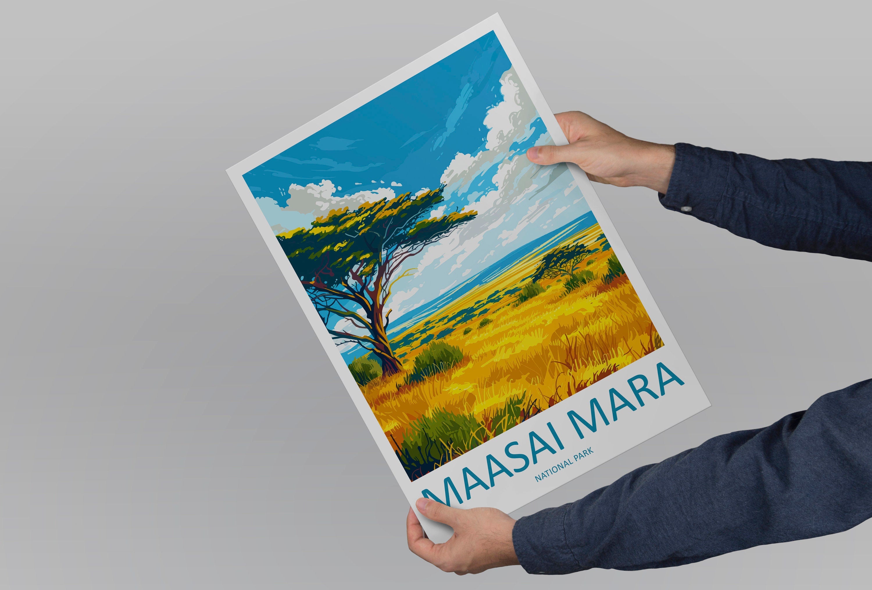 Masai Mara Travel Print