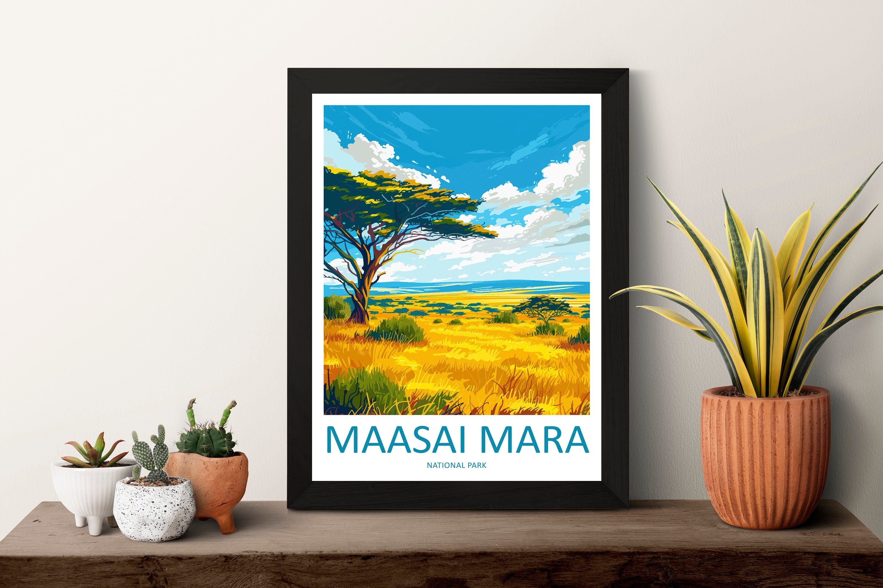 Masai Mara Travel Print