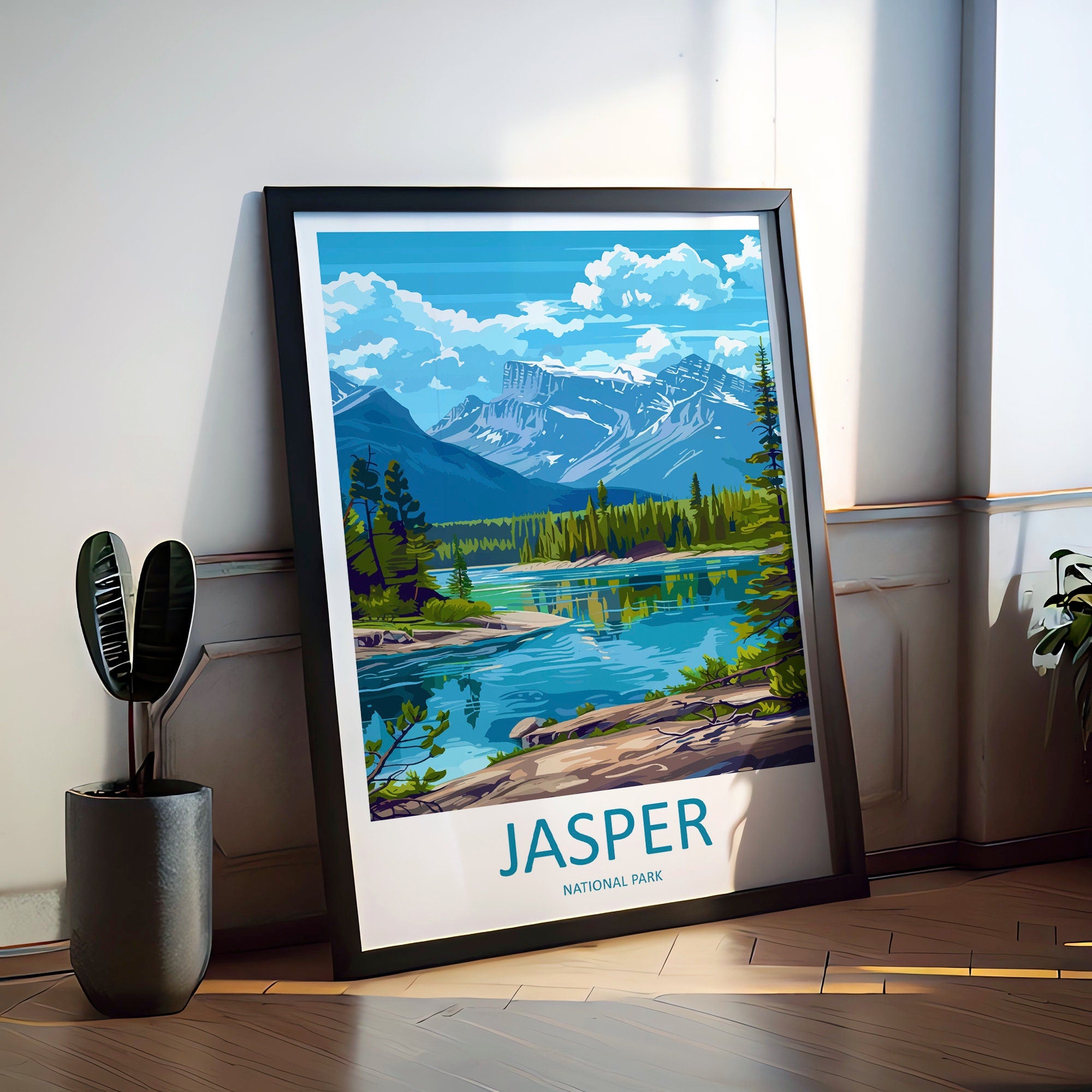 Jasper National Park Travel Print