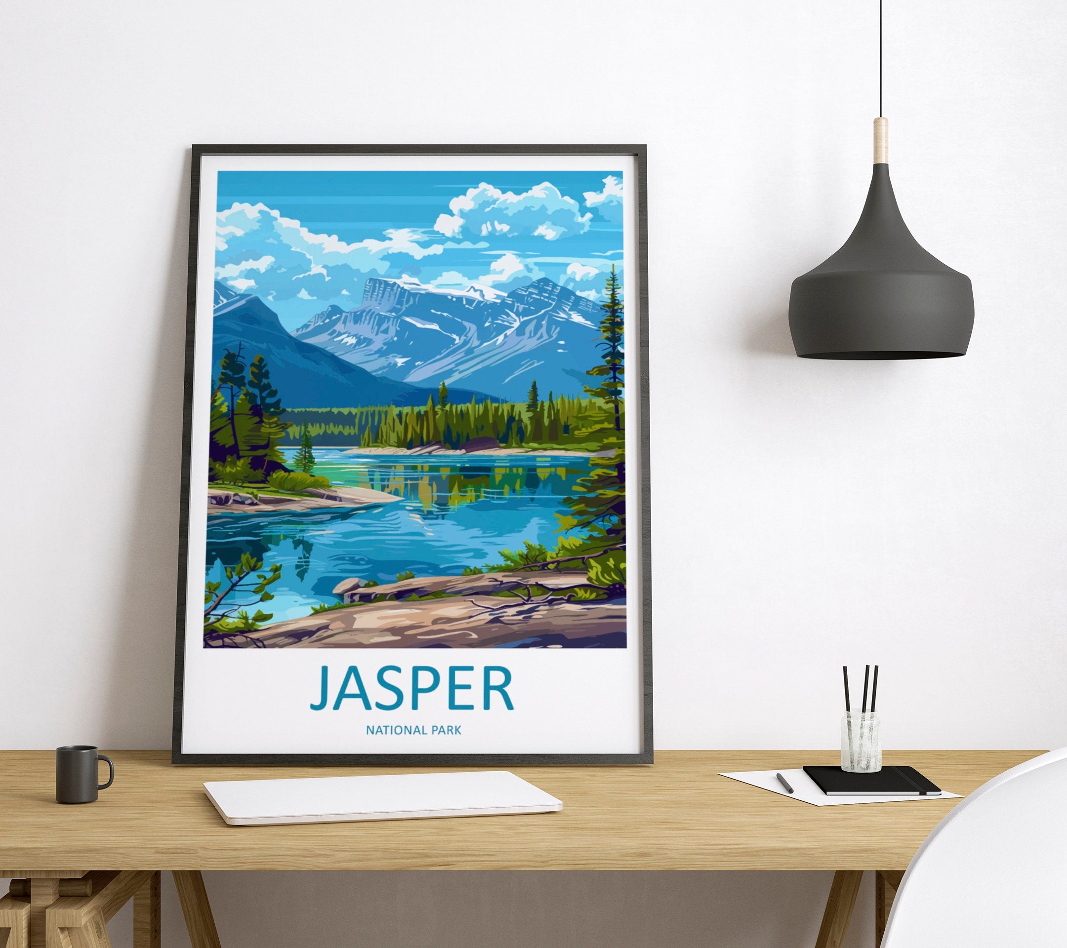 Jasper National Park Travel Print