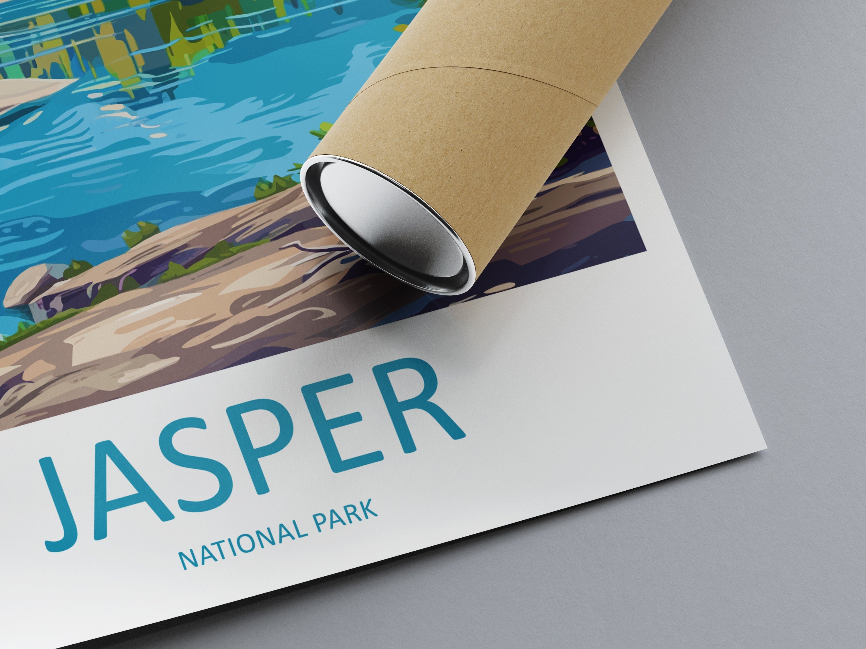 Jasper National Park Travel Print