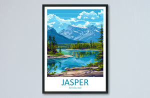 Jasper National Park Travel Print