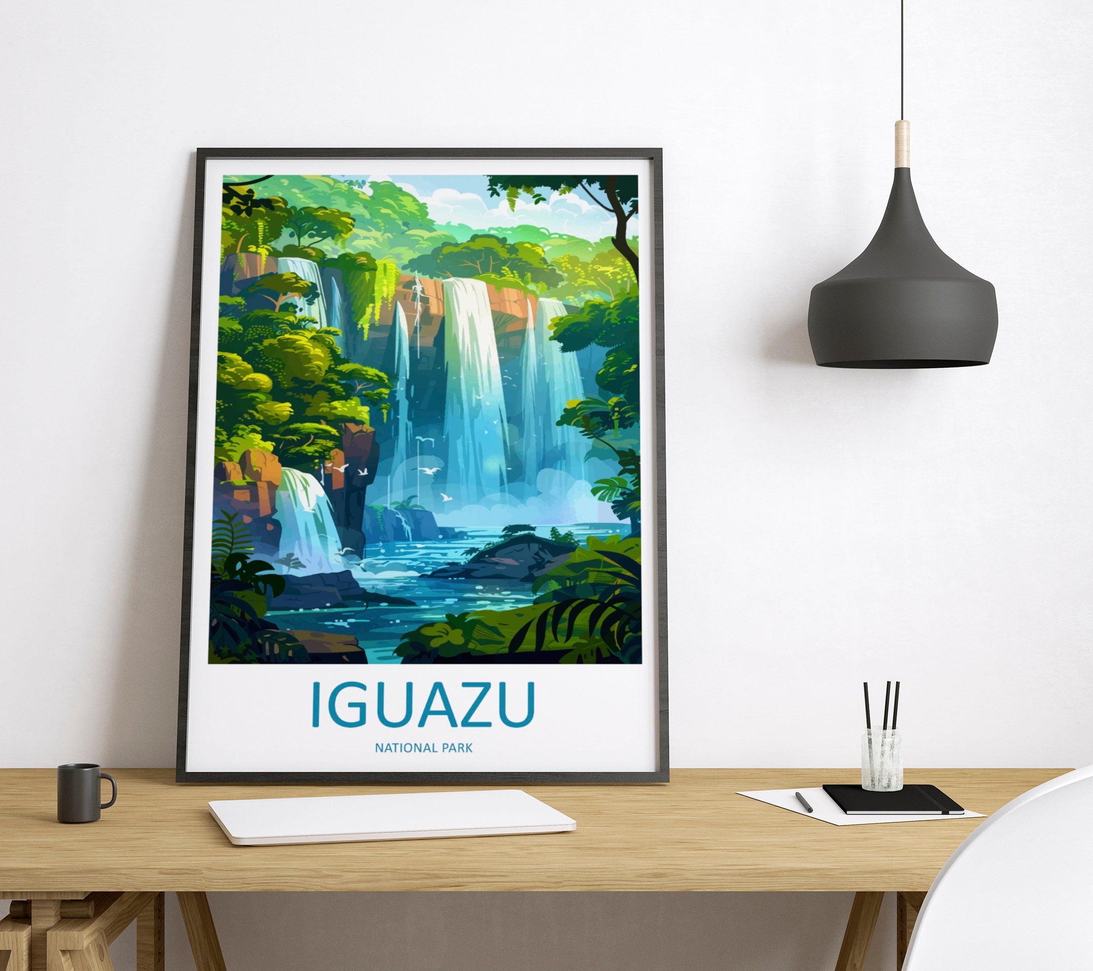 Iguazu Falls Travel Print