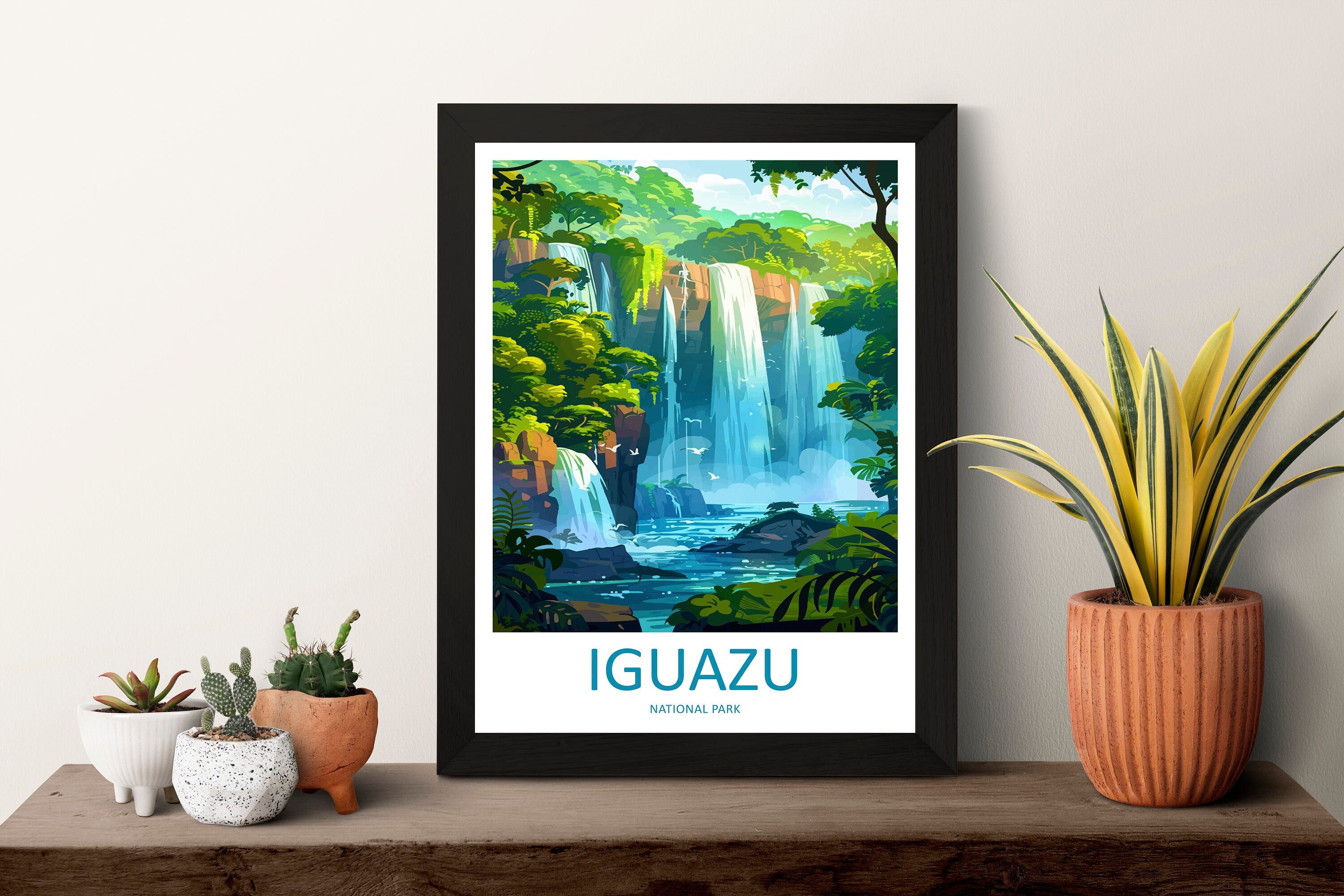 Iguazu Falls Travel Print