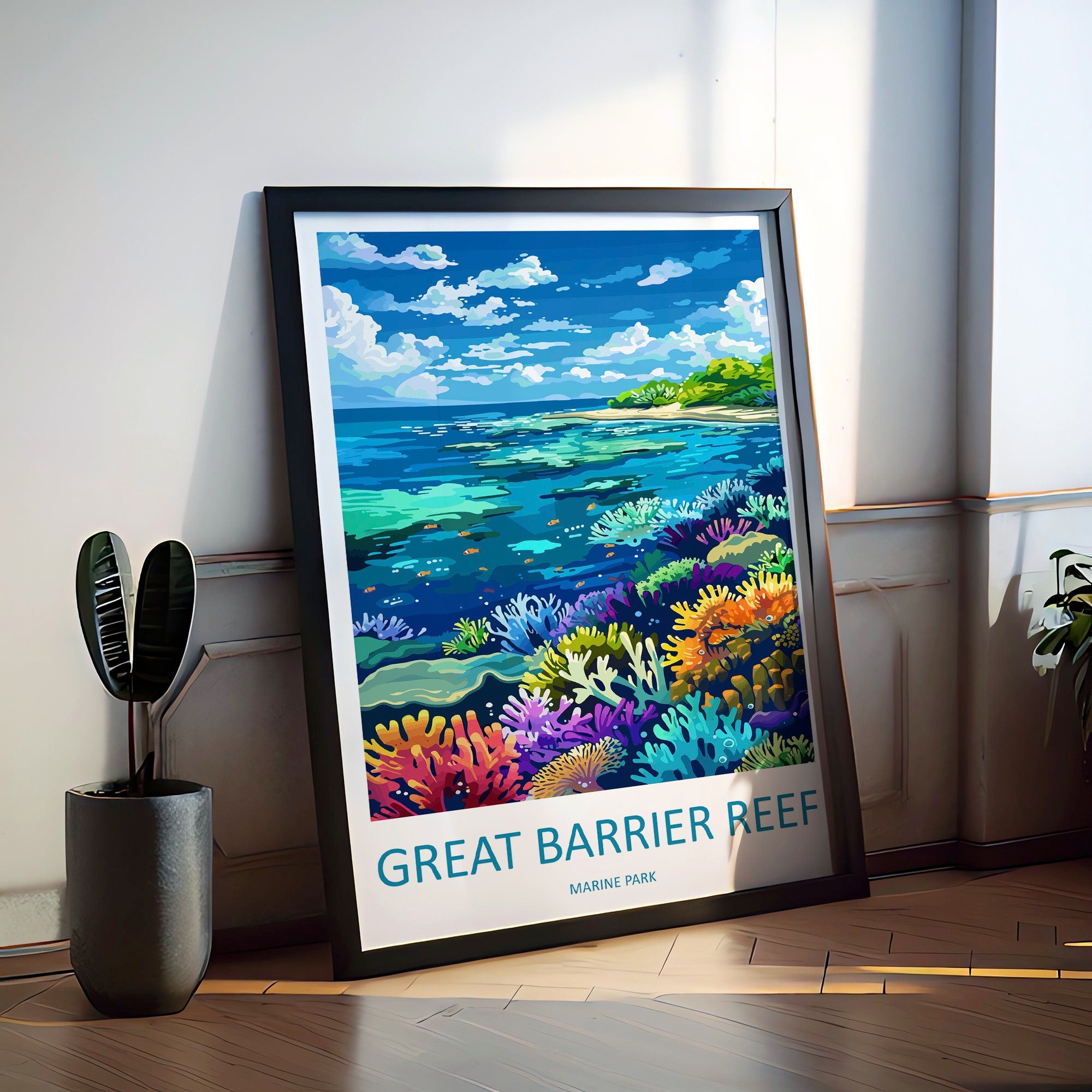 Great Barrier Reef Travel Print