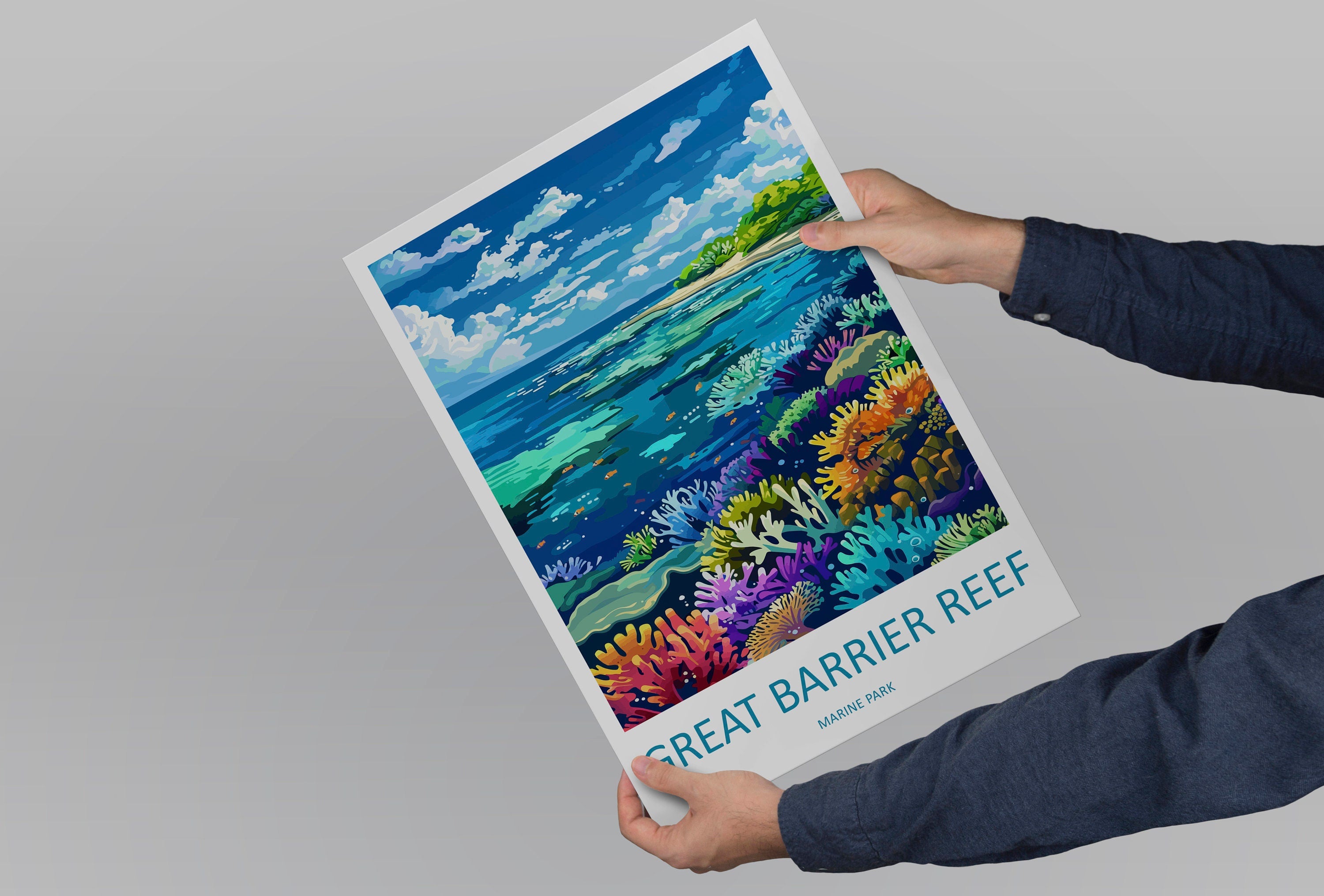 Great Barrier Reef Travel Print