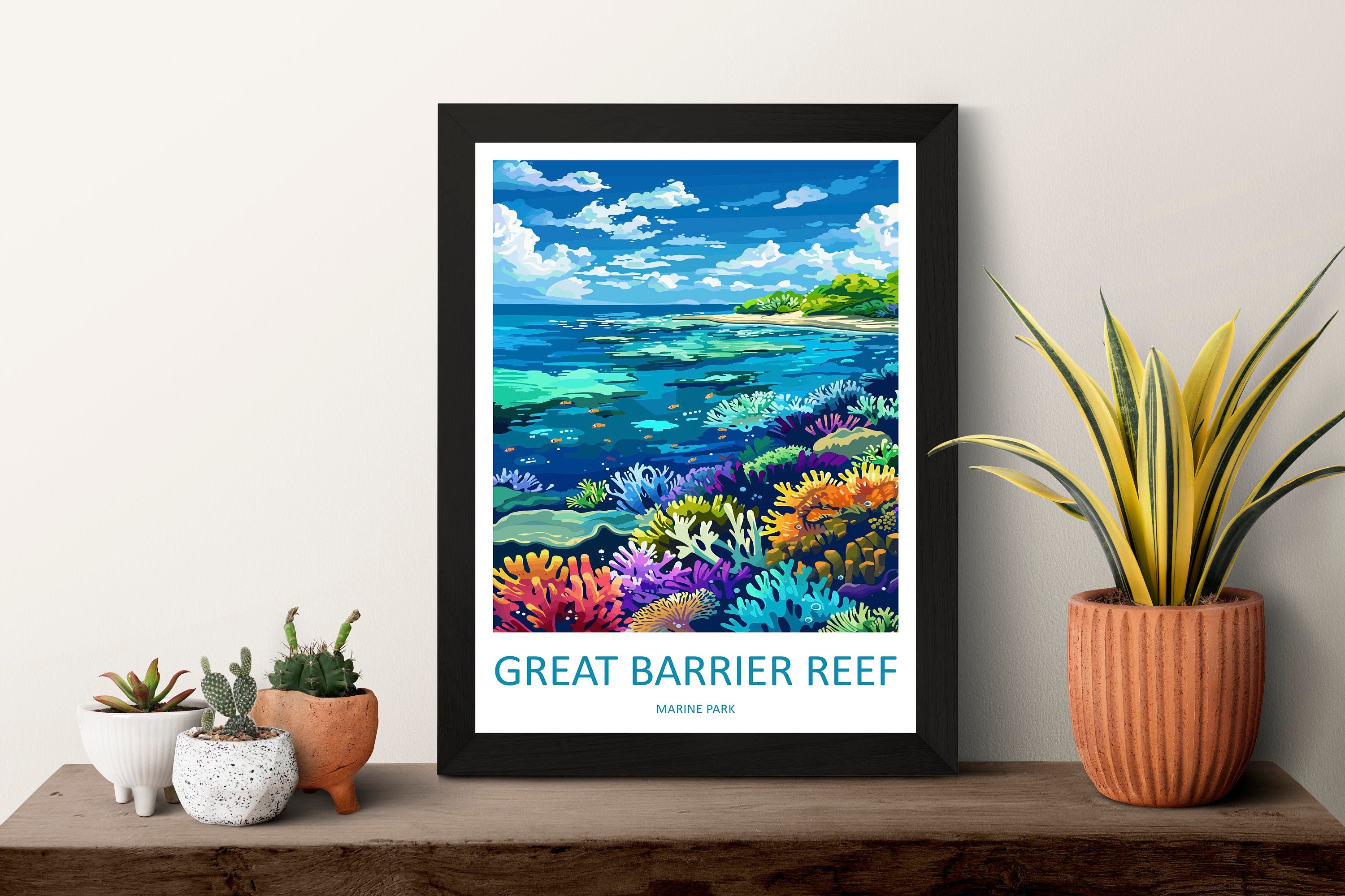 Great Barrier Reef Travel Print