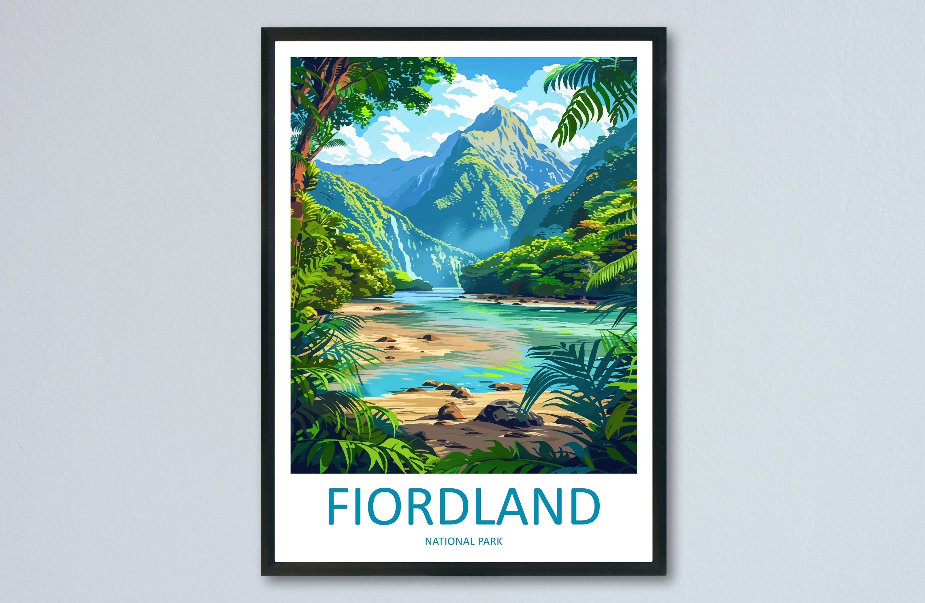 Fiordland Travel Print